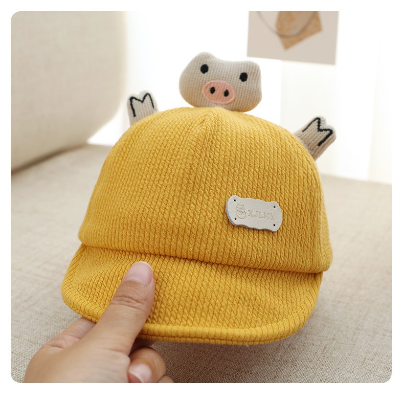 Nón chú heo cute đủ màu cho các bé