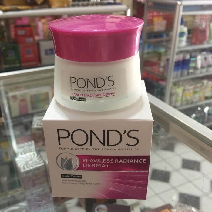 Kem Dưỡng Trắng cc Ban Đêm Ponds Flawless Radiance Derma+ 50g