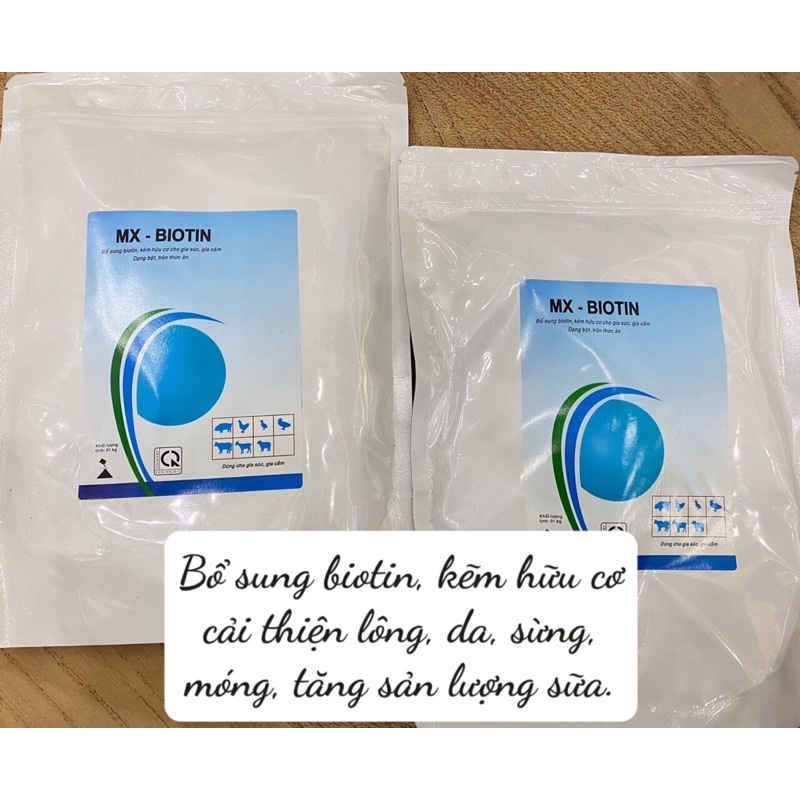 1kg MX-BIOTIN dùng cho trâu bò lợn gà