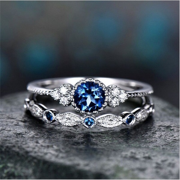 Nhẫn Bạc 925 Đính Đá Zircon Ngọc Lục Bảo Phong Cách Trung Hoa Dễ Thương Làm Quà Tặng Cho Bạn Gái / Nam / Nữ