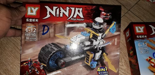 Lắp ráp 1 hộp LegoNinjago master 68079