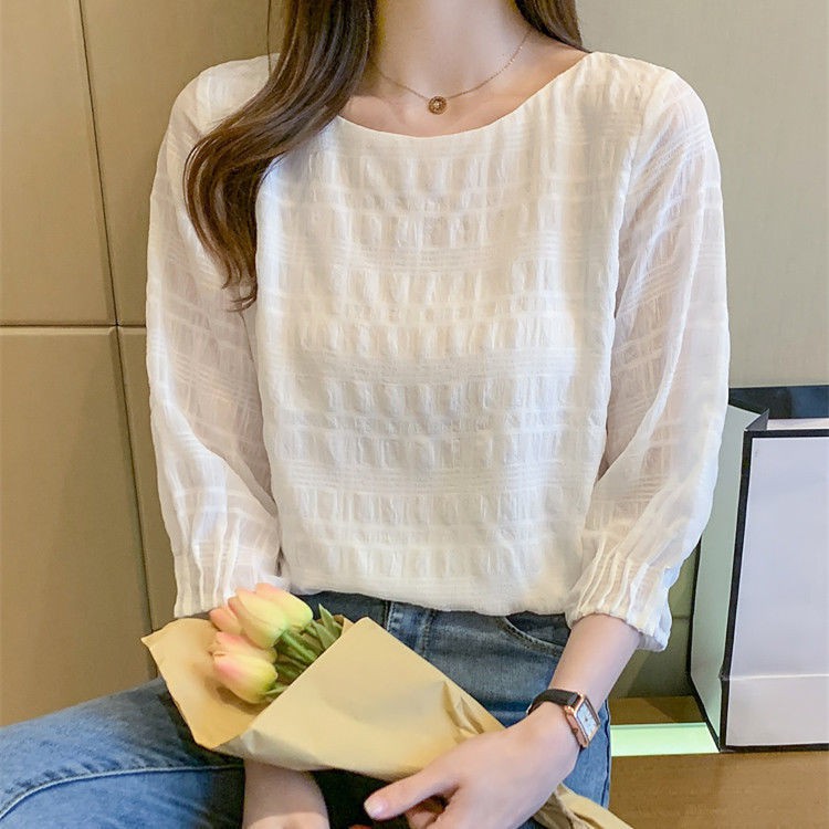 [MURIOKI] Áo Sơ Mi Dáng Rộng Thời Trang Mùa Hè Hàn Quốc Dễ Phối Đồ Dành Cho Nữ