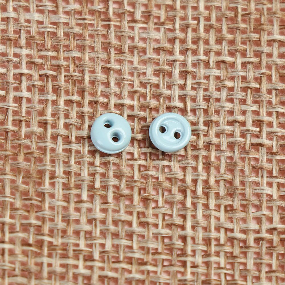 Set 20/ 40 nút quần áo kim loại hình tròn nhiều màu sắc 3mm/ 4mm