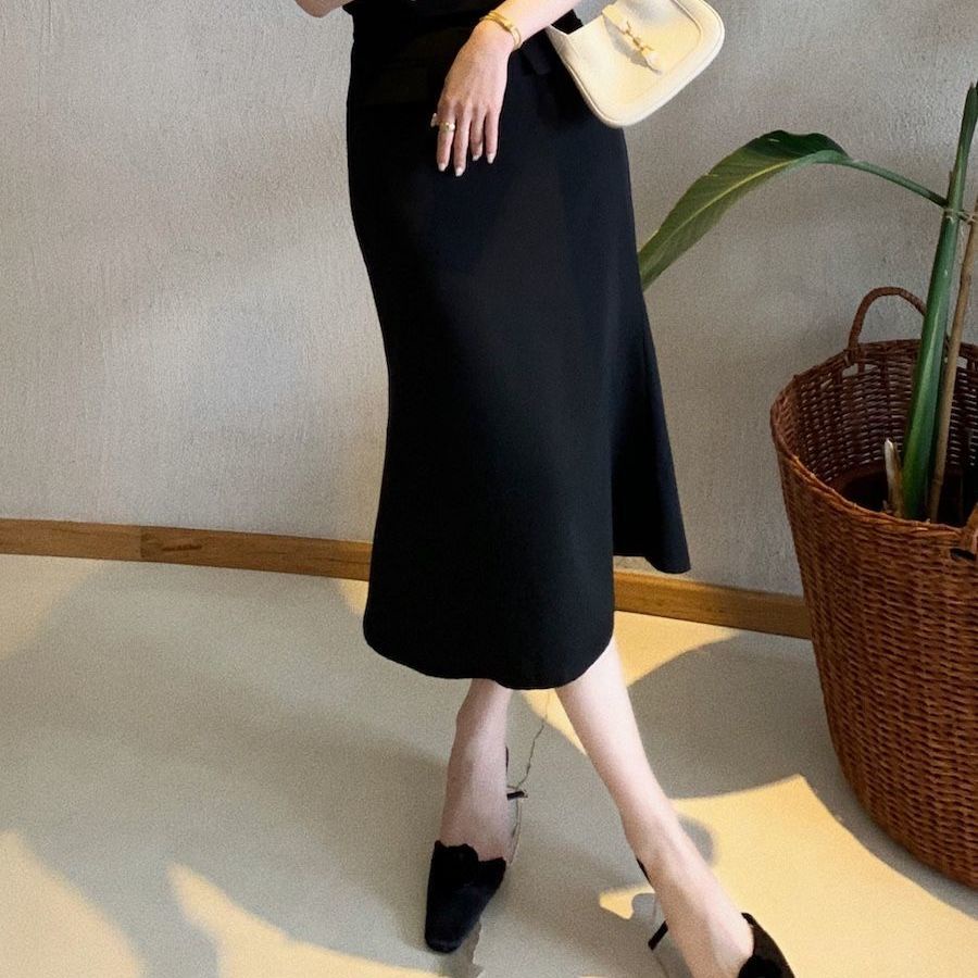 Chân Váy Đuôi Cá Lưng Cao Màu Tím Thời Trang Mùa Hè Mới Cho Nữ | BigBuy360 - bigbuy360.vn