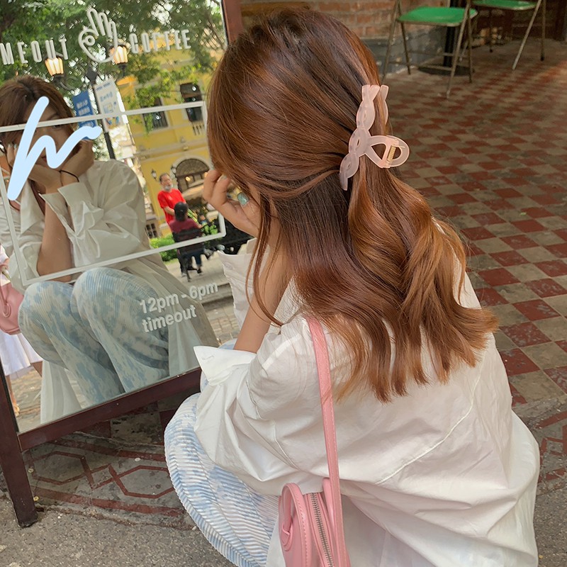 Kẹp tóc càng cua cỡ lớn phong cách Hàn Quốc xinh xắn dành cho nữ