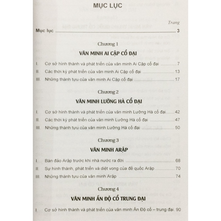 Sách Lịch Sử Văn Minh Thế Giới