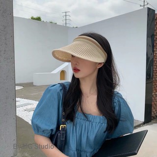 Mũ Cói Chống Nắng Hở Chóp Phong Cách Hàn Quốc