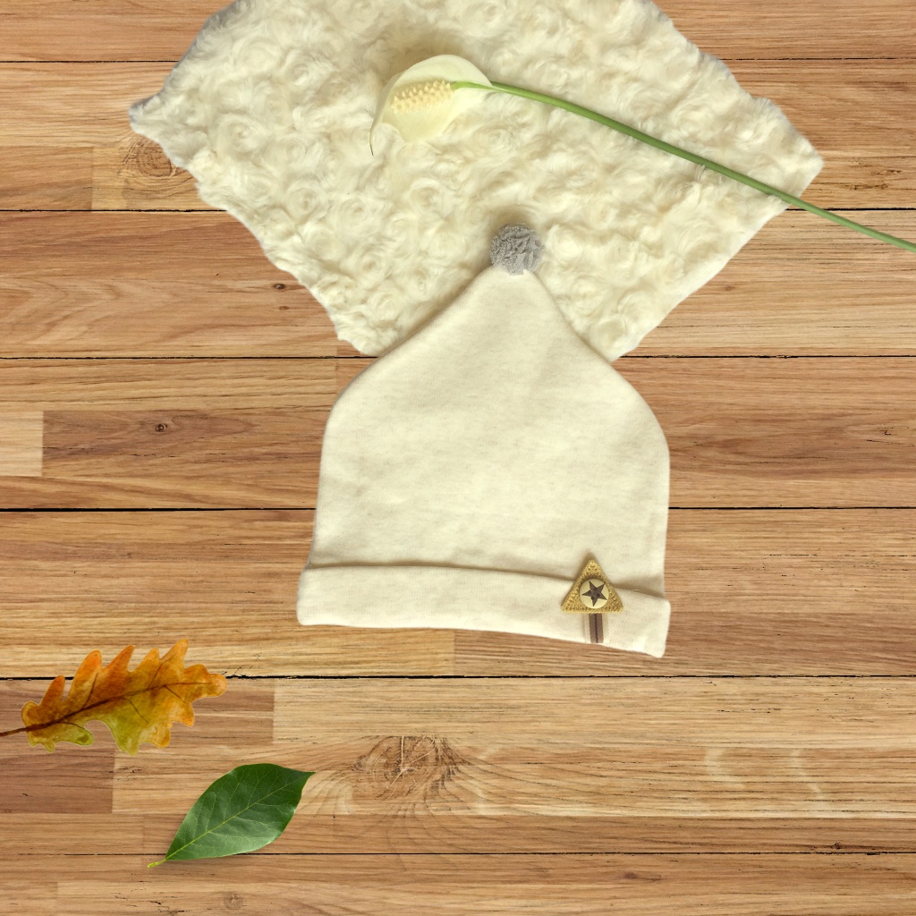 Mũ cho bé sơ sinh, Mũ cotton hình cây thông đáng yêu cho bé.