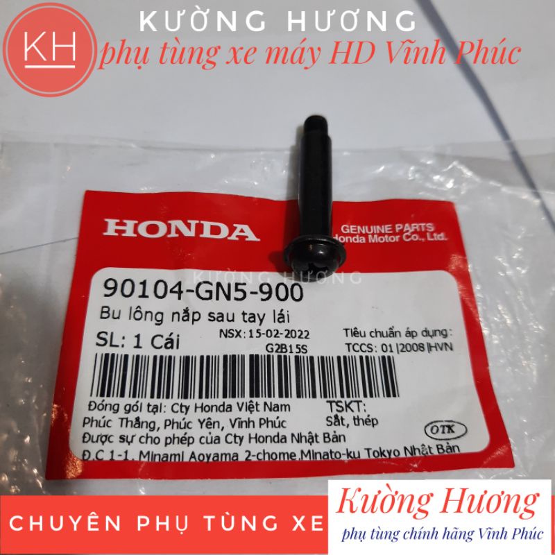 Bu lông nắp sau tay lái xe dream ( Mã: 90104-GN5-900) Ốc gáy , ốc bắt đồng hồ xe dream- chính hãng Honda