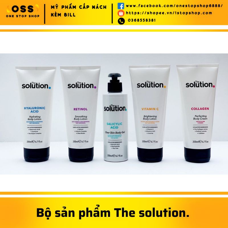 Bộ sản phẩm dưỡng thể Body Lotion The solution - 200ml - Bill Anh | BigBuy360 - bigbuy360.vn