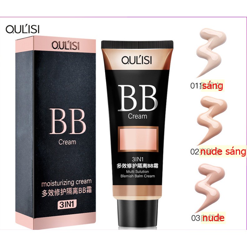 ☘️ Kem Nền BB Cream OULISI 3in1 Moisturizing Chính Hãng Nội Địa