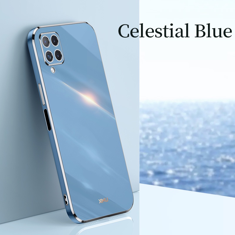 Ốp Điện Thoại Silicon Mềm Mạ Bóng Cho Samsung Galaxy M33 M53 A73 A33 5G A22 4G A22 A53 5G A13 4G M33 M53 5G