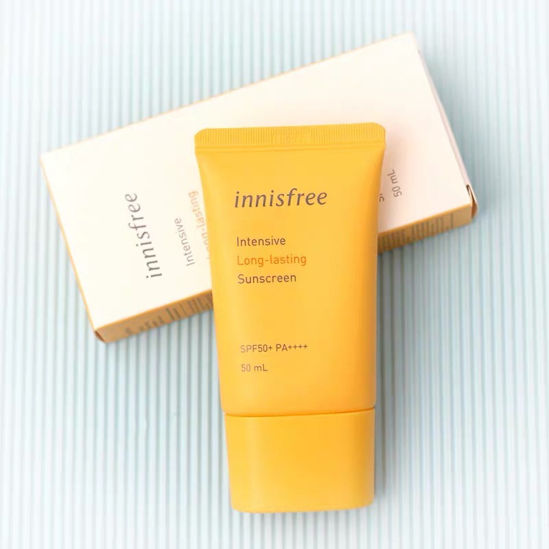 Kem Chống Nắng Nâng Tông Kiềm Dầu Innisfree Intensive Triple Care Sunscreen SPF50+ Pa++++ 50ml Hàn Quốc