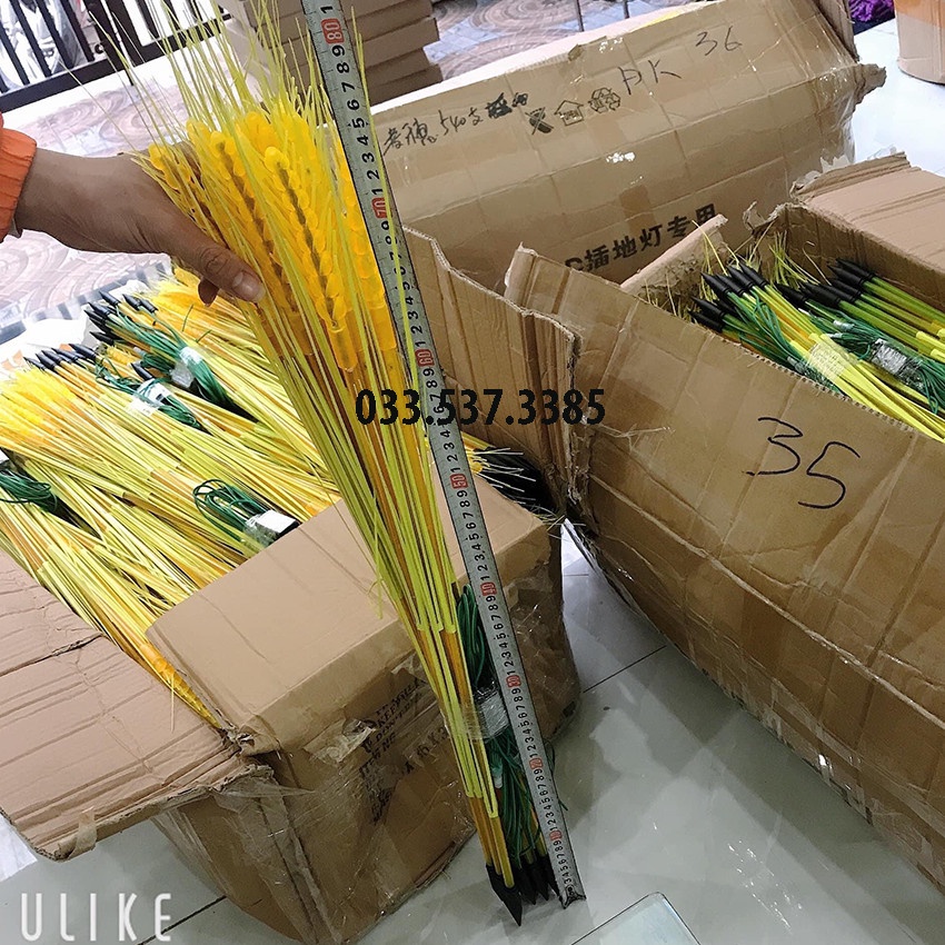 Đèn trang trí tết, đèn nháy tết bông lúa vàng chất lượng cao, mang lại tài lộc may mắn