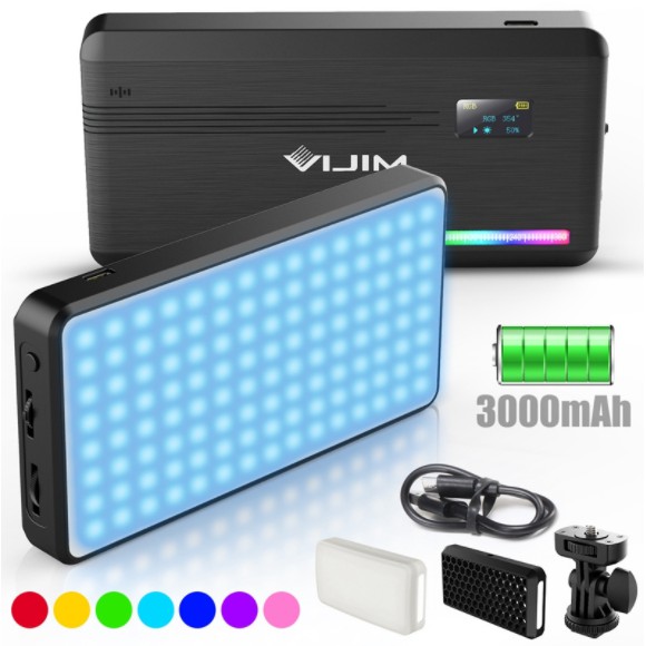 [Mã 55ELSALE1 giảm 7% đơn 300K] Đèn led video Ulanzi VIJIM VL196 RGB