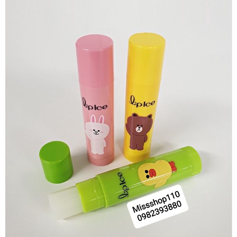 Son dưỡng Lipice Line Friends Lip Balm nội địa Hàn Quốc