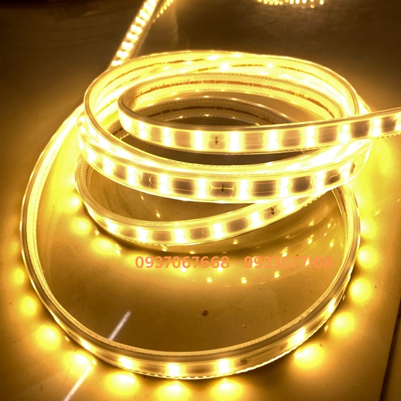 DÂY LED 2835 220V 2 HÀNG LED CHỐNG NƯỚC  - ĐÈN LED TRANG TRÍ NGÀY LỄ TẾT