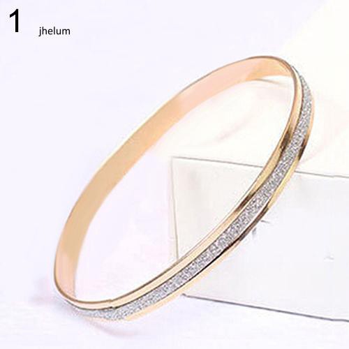 Vòng đeo tay kiểu dáng đơn giản thanh lịch cho nữ 2 màu tùy chọn