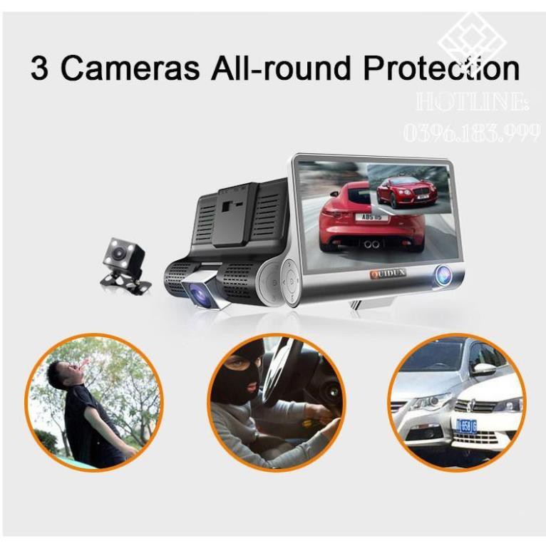 [Giảm giá]  Camera hành trình 3 mắt thông minh FullHD | BigBuy360 - bigbuy360.vn