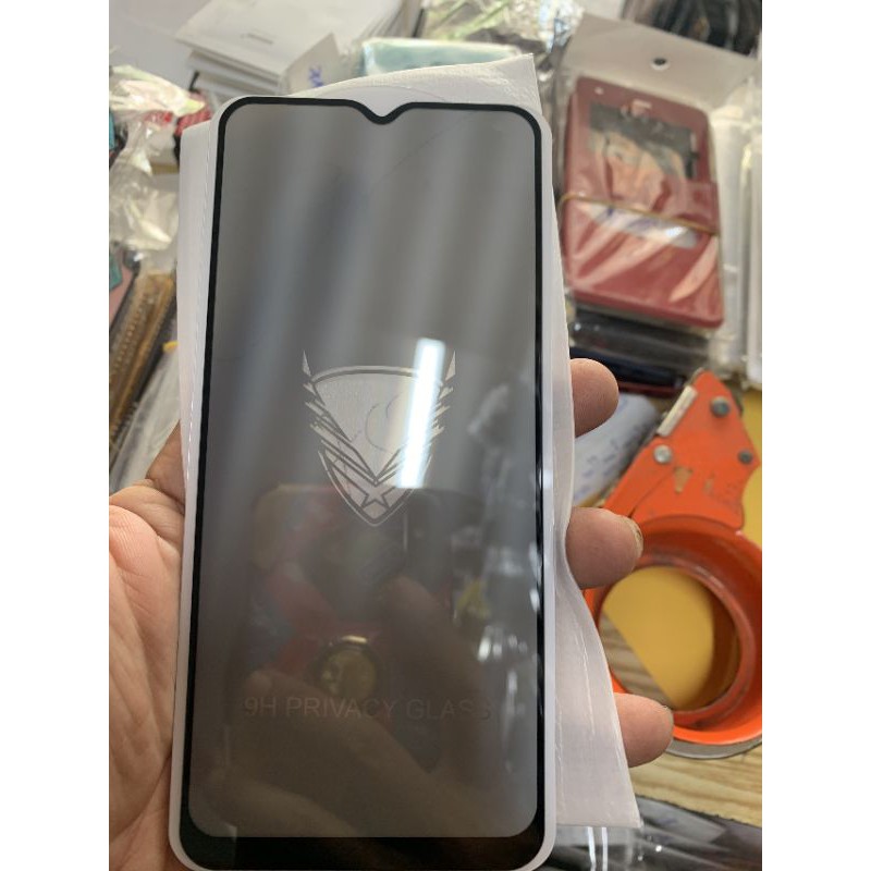 Kính cường lực chống nhìn trộm Oppo a5 2020/A92020,Realme5/5s/5i/c3, oppoA31 full keo màn hình