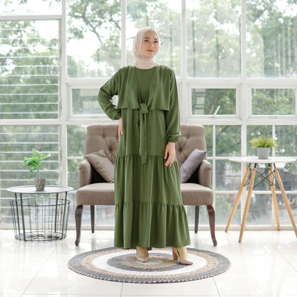 Amie Maxi Caroline 1| Quần áo thời trang Hồi giáo | Gamis phụ nữ Today | Quần quân đội đa dạng | Hq