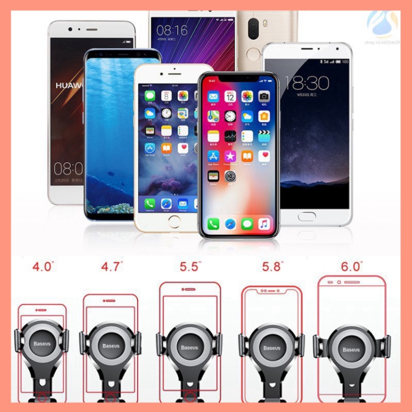 Giá Đỡ Điện Thoại Trọng Lực Dán Taplo Ô Tô Baseus Gravity Phone Holder