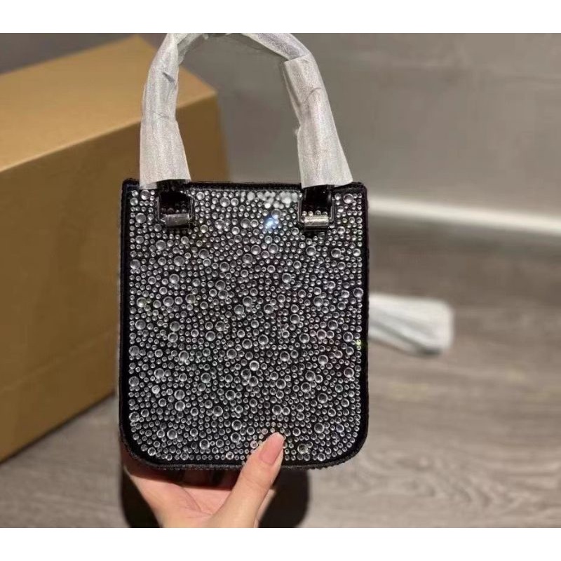 Túi xách nữ C.N tote bag sz17cm đá sáng bóng lấp lánh cực đẹp fullbox