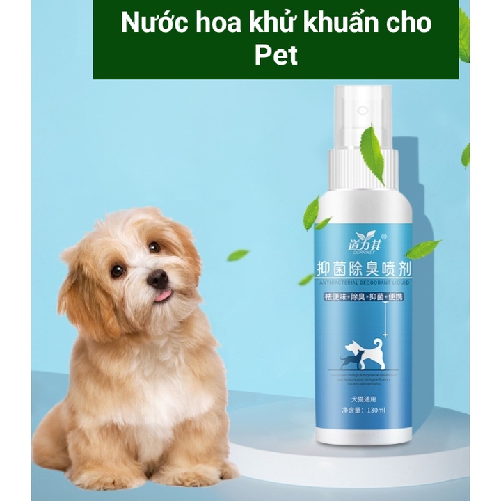 Nước hoa xịt khuẩn khử mùi cho Chó Mèo DORRIKEY 120ml hương thơm sang chảnh