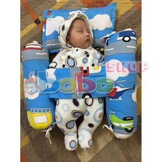 Bộ Gối Lá Đinh Lăng Thắng Lợi Cho Bé(1 Gối Nằm,1 Cặp Chèn)