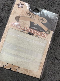 Stick 3D bóc dán tấm nhỏ trang trí móng