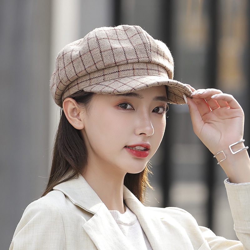 Korean Fashion Fall Winter Beret Hats For Women