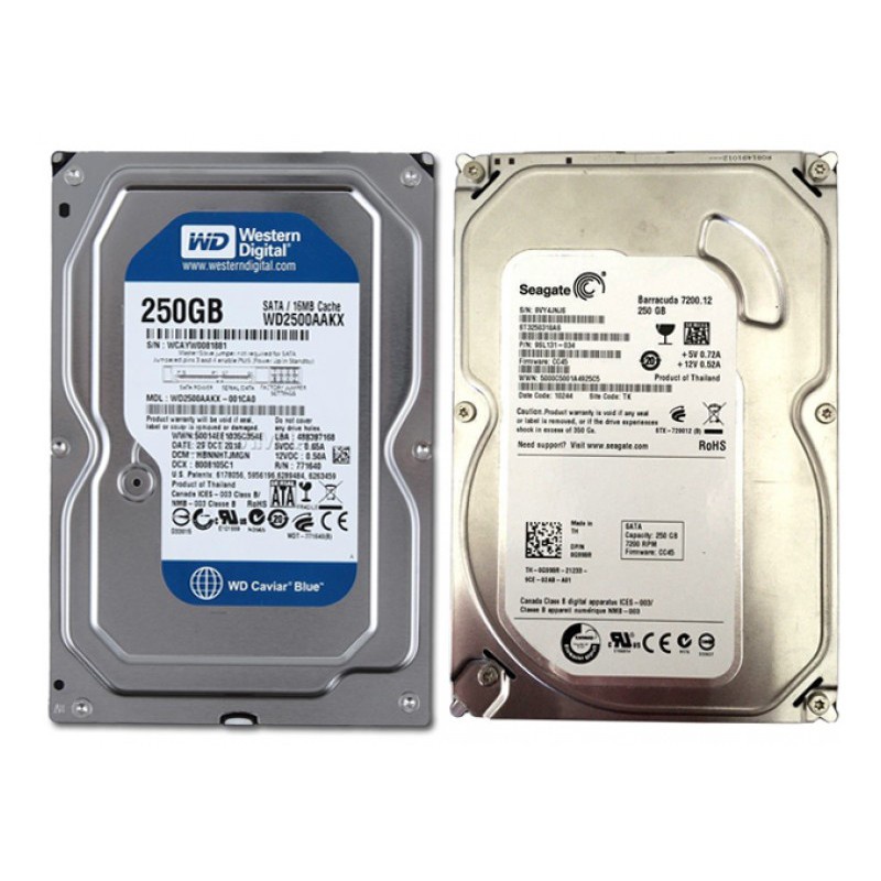 Ổ cứng 160G 250G 320G 500G 1TB sata PC