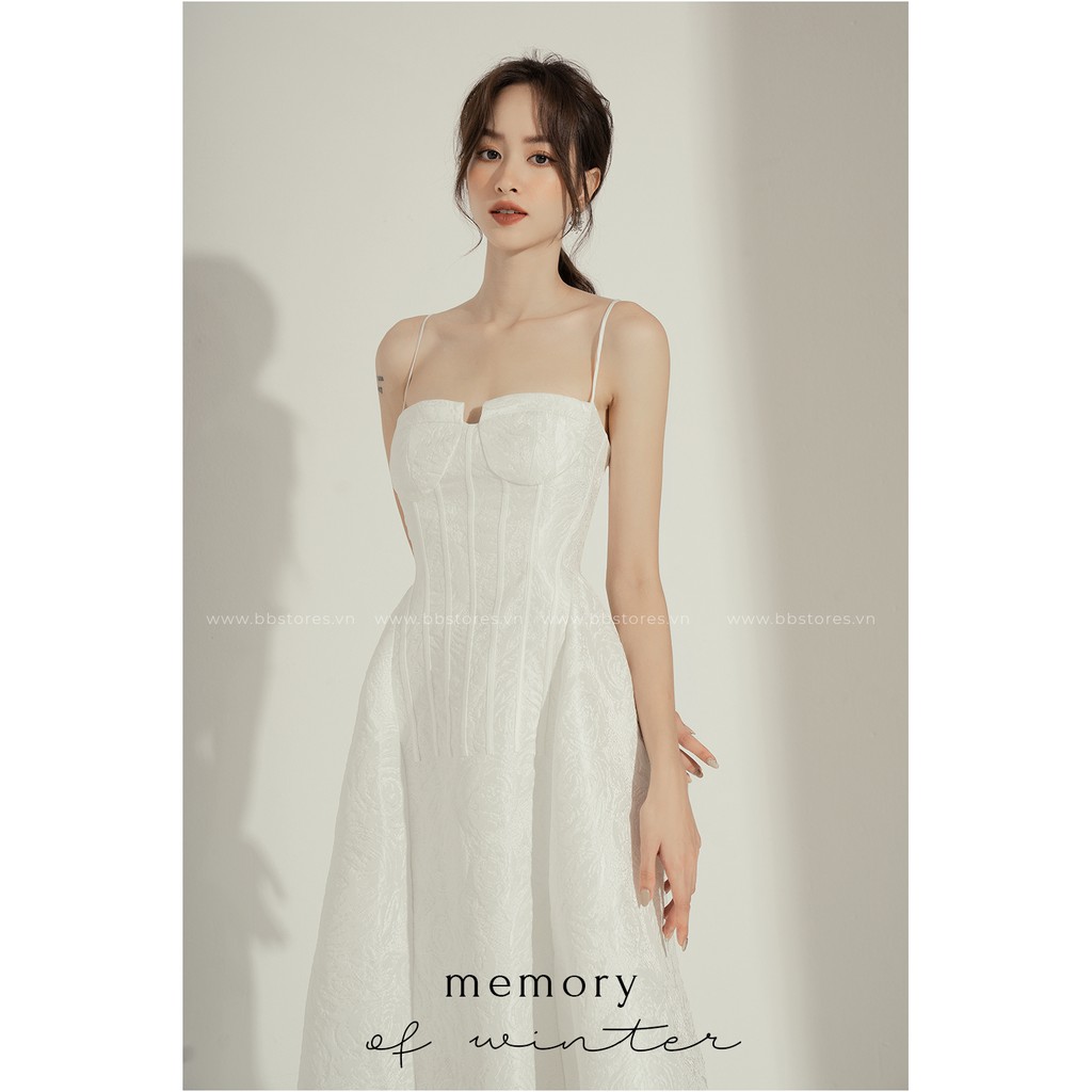 [Mã FAGREEN245 giảm 10% tối đa 30K đơn 99K] [BBSTORE'S] ĐẦM HAI DÂY TRẮNG - TK02 | BigBuy360 - bigbuy360.vn