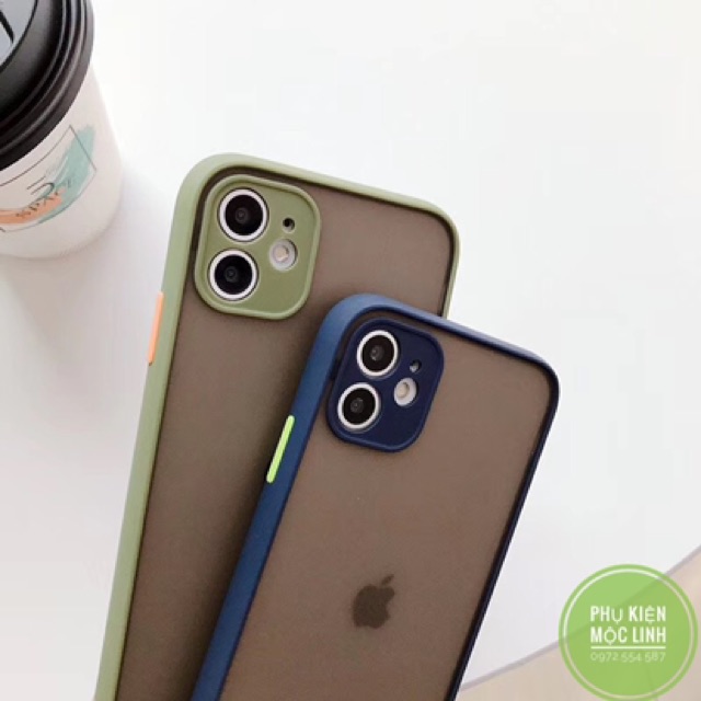 IPHONE 12 PRO MINI 11 Xs MAX X XS 8PLUS 7PLUS 6PLUS 6 ỐP NHÁM + BẢO VỆ CAMERA CHỐNG SOCK , VA ĐẬP , BÁM VÂN TAY