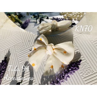 Kẹp tóc dạng mỏ vịt hoa cúc nhí siêu xinh dài 8cm