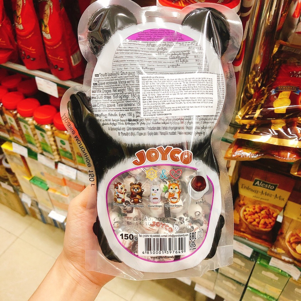 Kẹo gấu chocolate Joyco Nga 150g