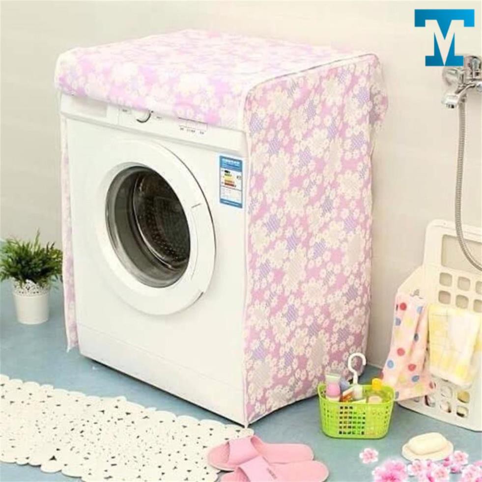 Bọc máy giặt chống bụi bẩn cửa ngang loại dày không thấm nước cho máy giặt 7.5-9.5kg nhiều màu, đồ gia dụng FAMAHA