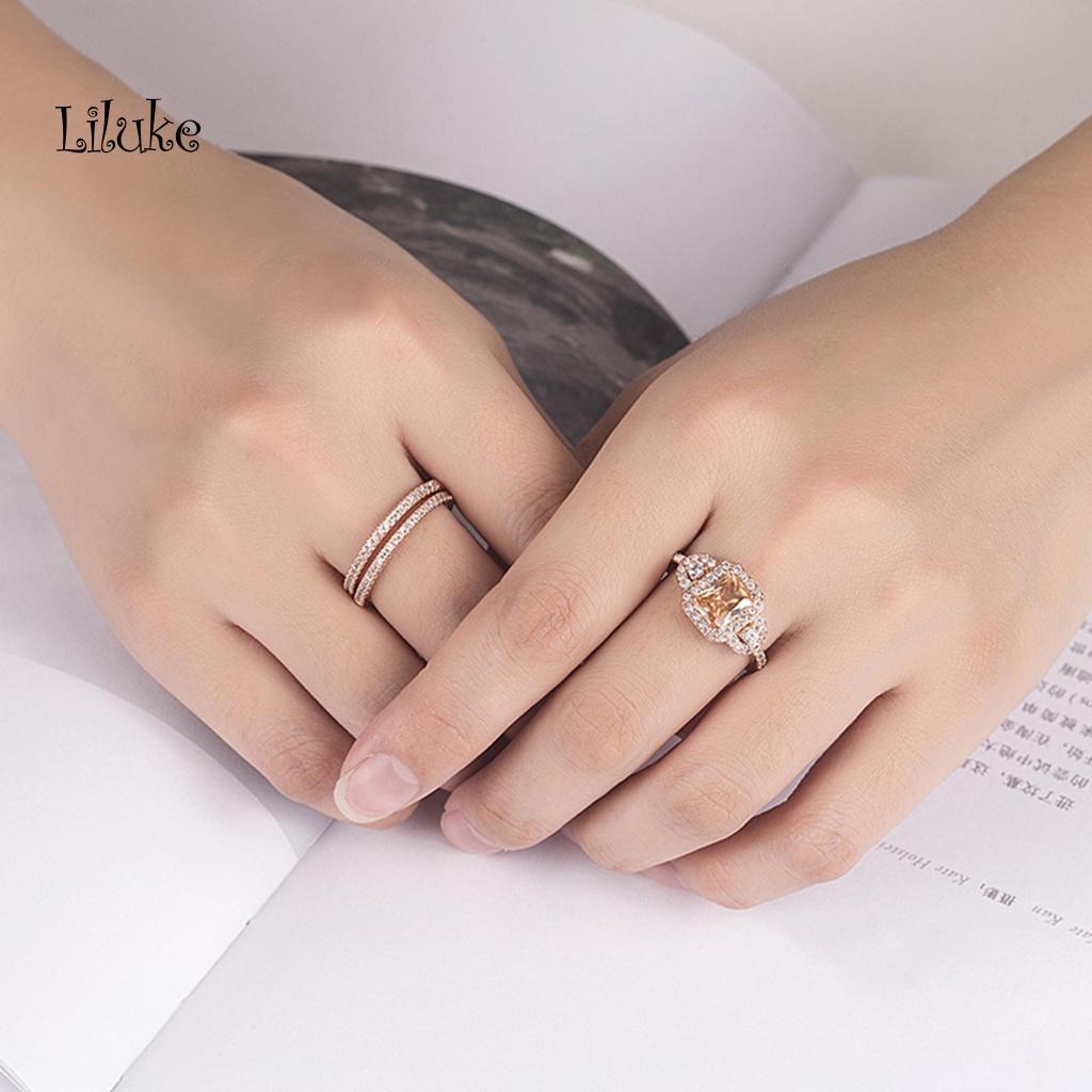 Bộ 2 Nhẫn Nữ Trang Sang Trọng