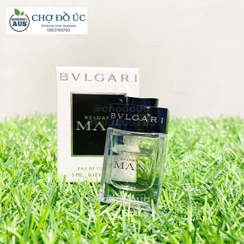 Nước hoa BVL mini dành cho nam size 5ml - BVLGARI chính hãng - dạng chấm