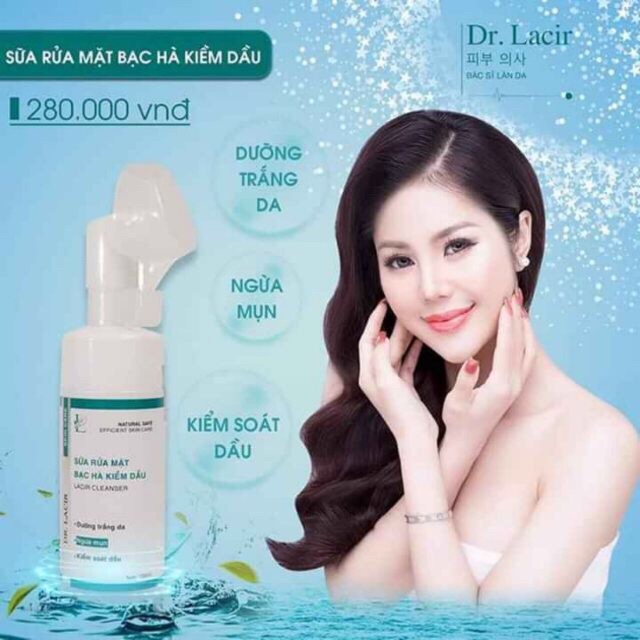 Mua sữa rửa mặt Dr lacir tặng 1 Tẩy da chết Drlacr 99k