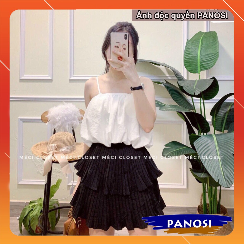 Chân váy ngắn xếp ly 2 tầng ngắn công sở chất đẹp giá rẻ  - CV246 | BigBuy360 - bigbuy360.vn