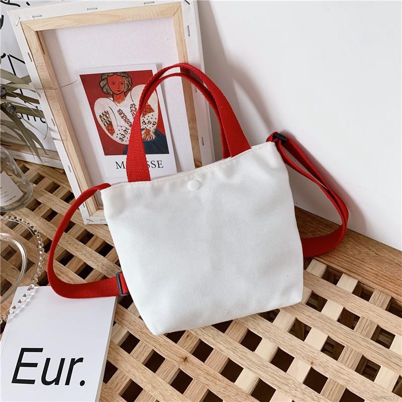 Túi đeo chéo Hàn Quốc in hoạt hình dễ thương cho bé gái