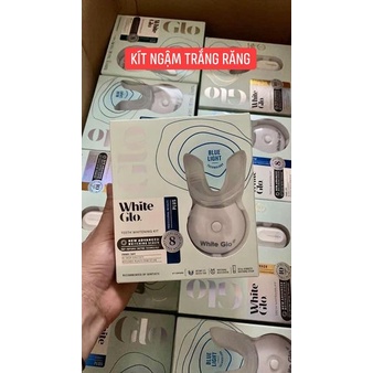 Bộ Kit ngậm TRẮNG RĂNG được nha sỉ Úc khuyên dùng - White Glo Advanced Whitening Red &amp; Blue Light Kit -chemisthouse