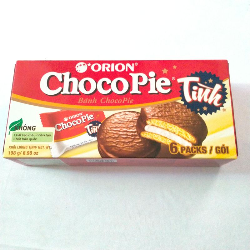 Bánh Chocopie hộp 198 g vị truyền thống