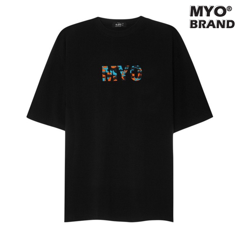 Áo Nam Form Rộng MYO Vải Cotton Thêu Camo