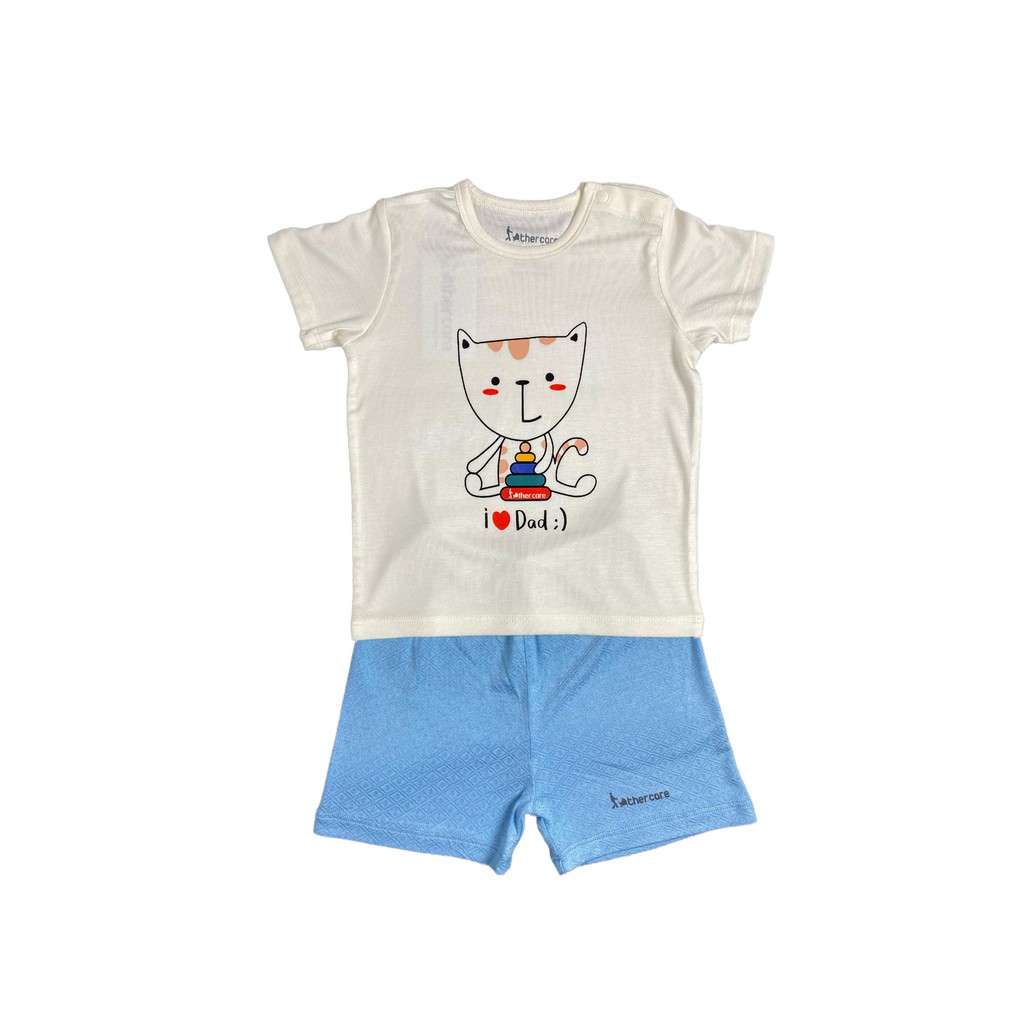 Bộ Quần Áo trẻ em Cài vai CT FatherCare I Love Dad - FC522