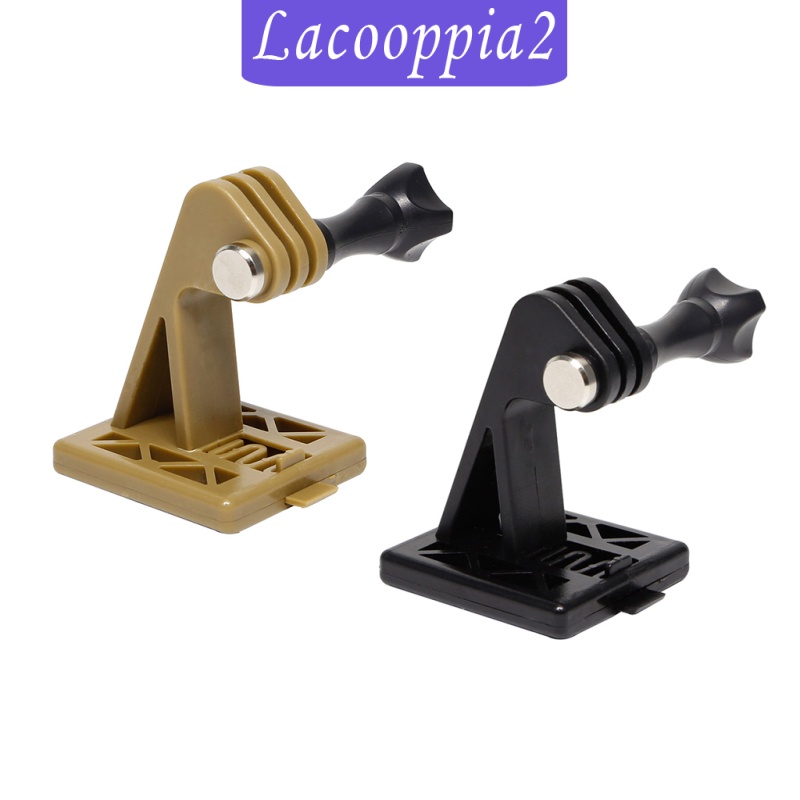 [LACOOPPIA2] Tactical Standard Helmet Mount Adapter Base Bracket for Gopro Cameras