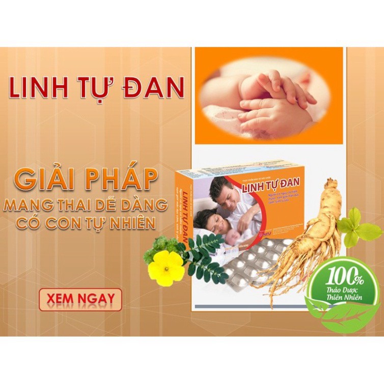 Linh Tự Đan - Hỗ trợ đậu thai dễ dàng, có bé tự nhiên (Hộp 30 viên)