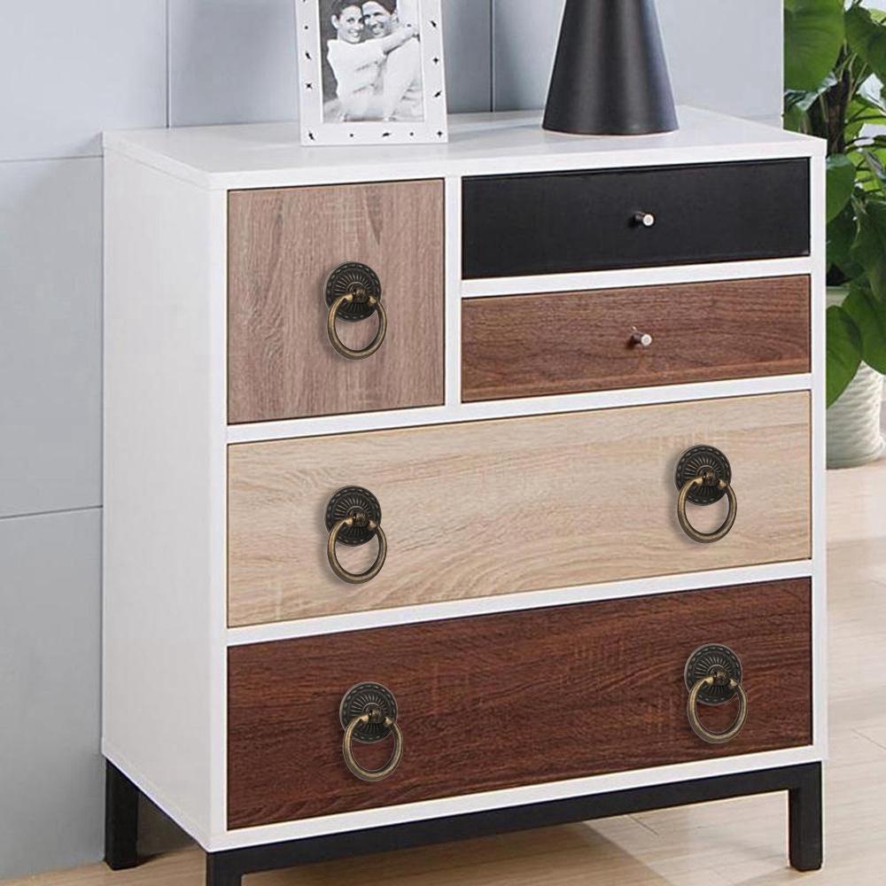 Tay Nắm Cửa Tủ Một Lỗ Kèm Ốc Vít Cho Nhà Búp Bê Ốp