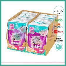 Pate Whiskas mèo con thùng 24 gói